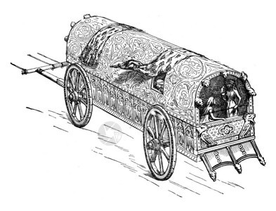 Carpentum古代插图工业百科全书EOLami1875年图片