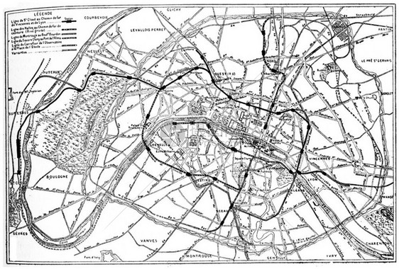 巴黎大都会铁路项目重写插工业百科全书EOLami1875图片