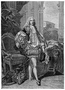在VanLoo案1735年之后Gesvres公爵在礼仪诉讼案中以VanLoo案1735年为首用古老的插图工业百科全书EOLami图片