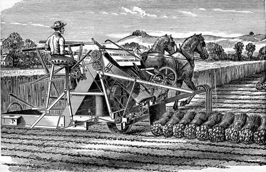 ReaperbinderMMHornsby和儿子重写插图工业百科全书EOLami1875图片
