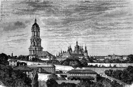 基辅圣安东尼修道院世界旅游行日报1872年图片