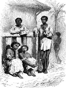 Magdalena土著人世界之旅行日报1872年背景图片