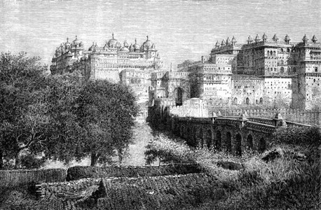 Orchha城堡世界之旅行日报1872年图片