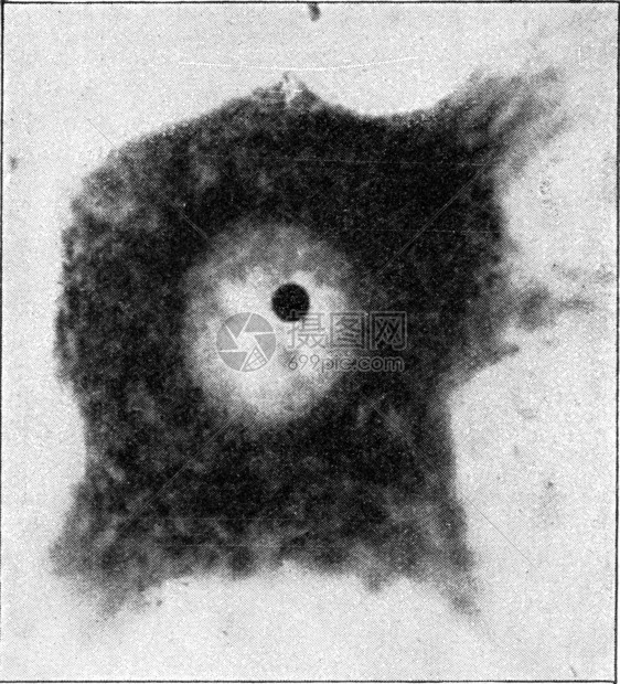神经细胞及其核心和一个小细胞核心大扩老式刻画从宇宙和人类190年图片