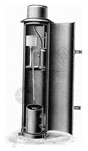 记录雨量计古代刻画图190年从宇宙和人类那里得到的图片