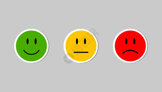 3个标签绿色黄和红的表情反馈概念平板设计Eps103个标签emoji绿色黄和红的表情反馈概念平板设计反馈概念背景图片