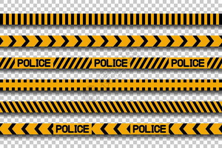 黄色警戒线城市的黄色的高清图片