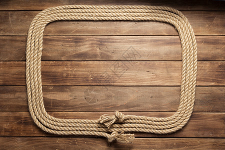 木板上的绳背景纹理顶部图片