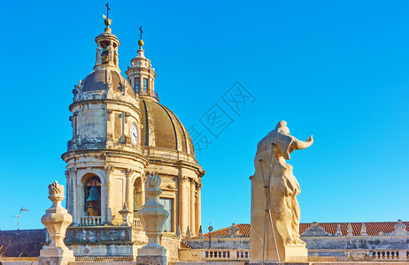 意大利西里卡塔尼亚圣阿加萨大教堂图片