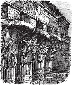 武汉寺庙古德寺插画_武汉寺庙古德寺卡通_武汉寺庙古德寺插图_手绘_板