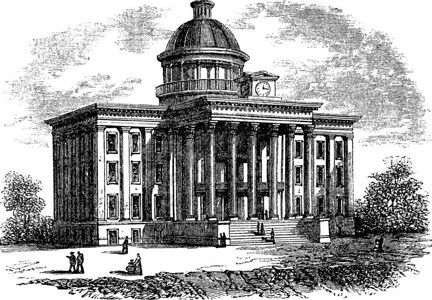 插画_国会大厦及大本钟卡通_国会大厦及大本钟插图_手绘_板绘_摄图网