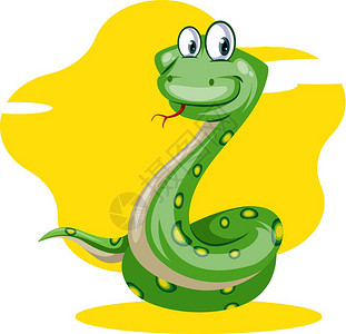 绿色蛇背景图片