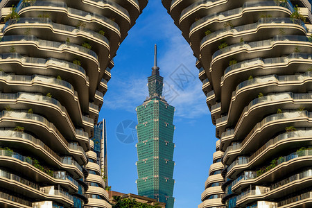 台北市10市10金融区和智能城市商业中心图片