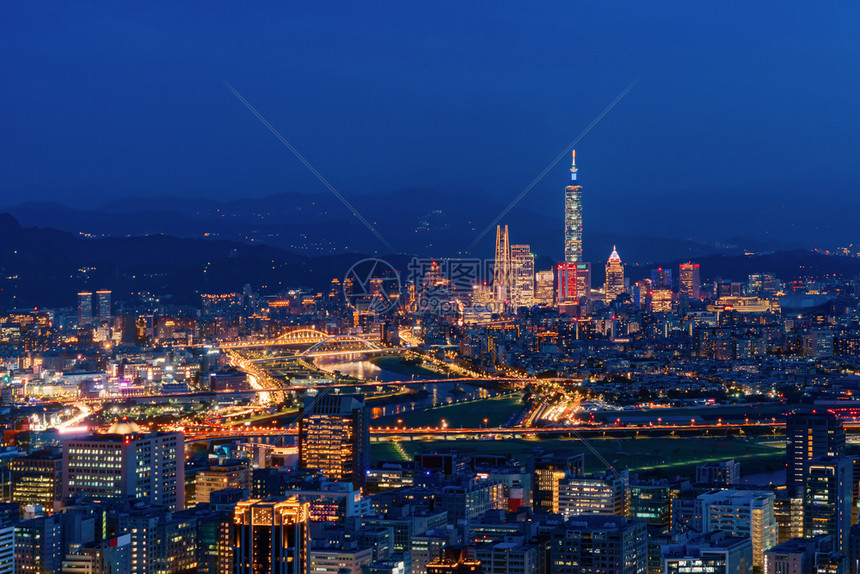 台北市高楼大厦美景图片