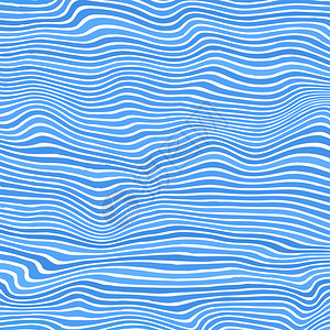 蓝色条形图案白背景上的湿丝带卷曲线纹理瓦维丝带图案图片