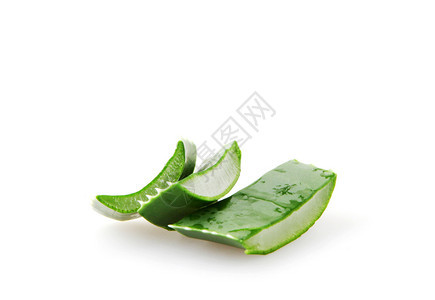 白色背景上的AloeVera图片