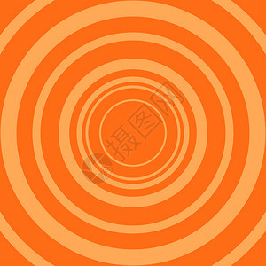 橙色背景的圆环图片