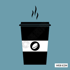 咖啡杯矢量图标图片