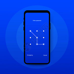 屏幕锁定确认密码图案图片
