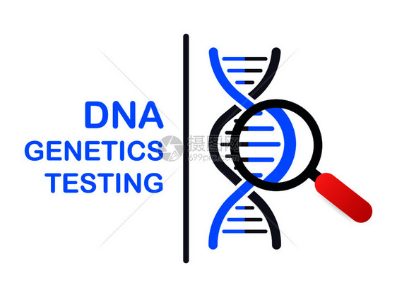 DNA测试遗传诊断概念工程可用于网络标语脱氧核糖酸病媒库存图解图片