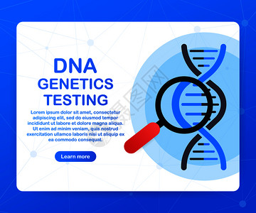 DNA测试遗传诊断概念工程可用于网络标语脱氧核糖酸病媒库存图解图片
