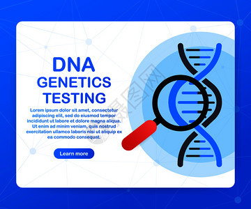DNA测试遗传诊断概念工程可用于网络标语脱氧核糖酸病媒库存图解图片