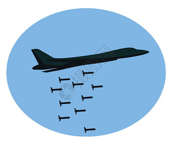 轰炸插画_轰炸卡通_轰炸插图_手绘_板绘_摄图网