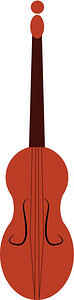 卡通矢量弦乐器大提琴图片