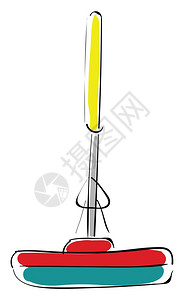 红色海绵插画_红色海绵卡通_红色海绵插图_手绘_板绘_摄图网