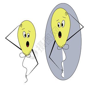 两个黄色气球图片