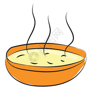 板栗煲鸡汤插画