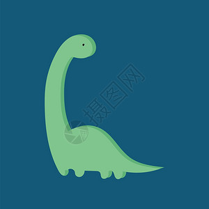 绿色恐龙背景图片