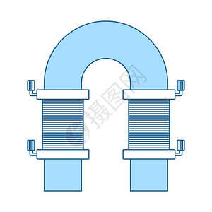 蓝色电磁铁图片