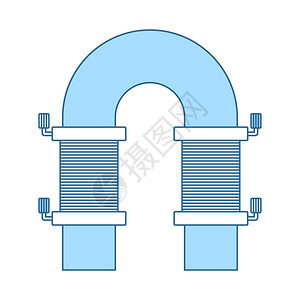 蓝色电磁铁图片