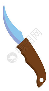 刀片通常可折叠手刀锋利水矢量彩色绘画或插图经常使用图片