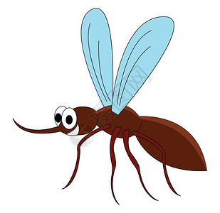 蜜蜂 采蜜飞虫快乐插图白色背景的矢量插画