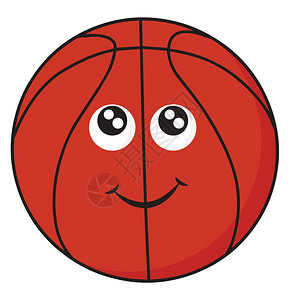 篮球背景颜色用于打篮球向量彩色绘画或插图的圆形物体插画
