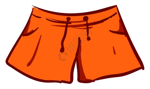 衣架简笔画插画-衣架简笔画卡通-内衣商店平彩色水平背景与室内商店