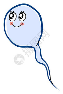 黄尾鱼黄尾鲴精子可爱插图白色背景的矢量插画