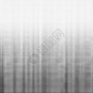 半色模式白背景上的多点纹理集重叠的Grunge模板困难的线设计淡化单色点流行的艺术回放多点重叠的图片