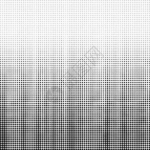 半色模式白背景上的多点纹理集重叠的Grunge模板困难的线设计淡化单色点流行的艺术回放多点重叠的背景图片
