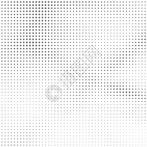 半调模式白背景上的多点纹理集重叠的Grunge模板困难的线设计淡化单色点流行的艺术回放多点纹理集图片