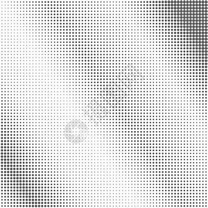 半色模式白背景上的多点纹理集重叠的Grunge模板困难的线设计淡化单色点流行的艺术回放点集图片