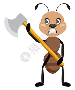 卡通小战士插画