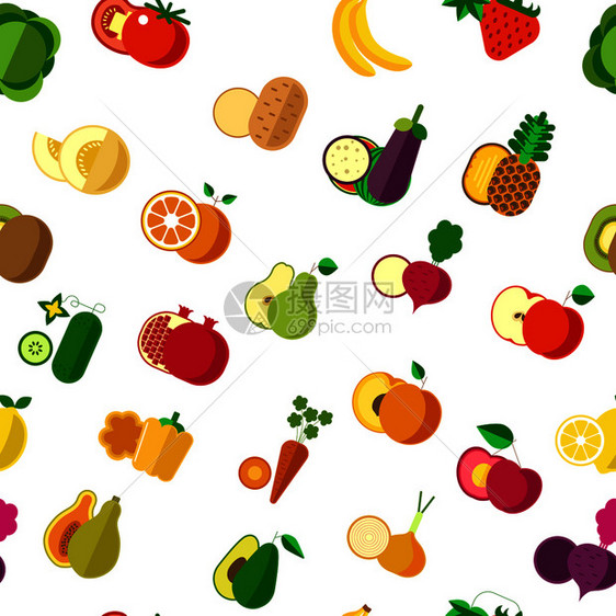 香蕉和草莓熟梨胡萝卜阿伏卡多和胡萝卜黄瓜椒基维含洋葱的豆贝因图片
