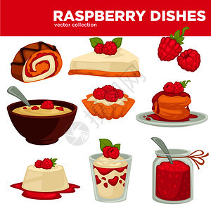 美味的草莓和甜点美味的红莓和甜点图片