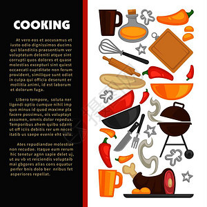 餐具和或和配有勺的酱锅烤炉用滚动针刀和叉子的胡须图片