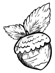 黑桃插画_黑桃卡通_黑桃插图_手绘_板绘_摄图网