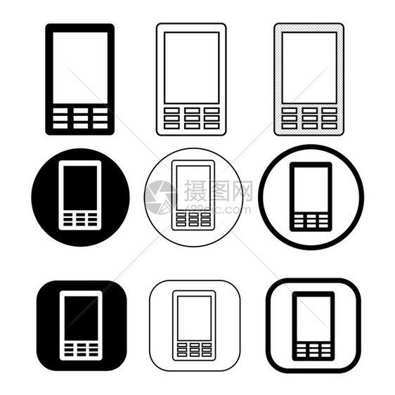 手机移动电话图标符号图片