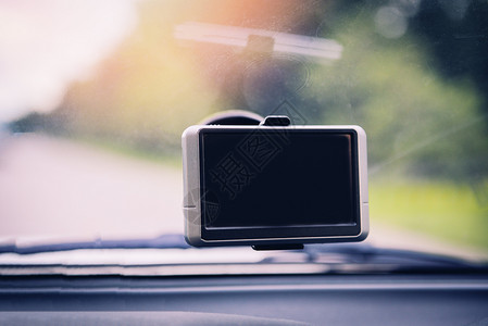 玻璃前车DVR上装有汽车导航器置Gps的汽车摄像机记录器用于交通事故的安全图片